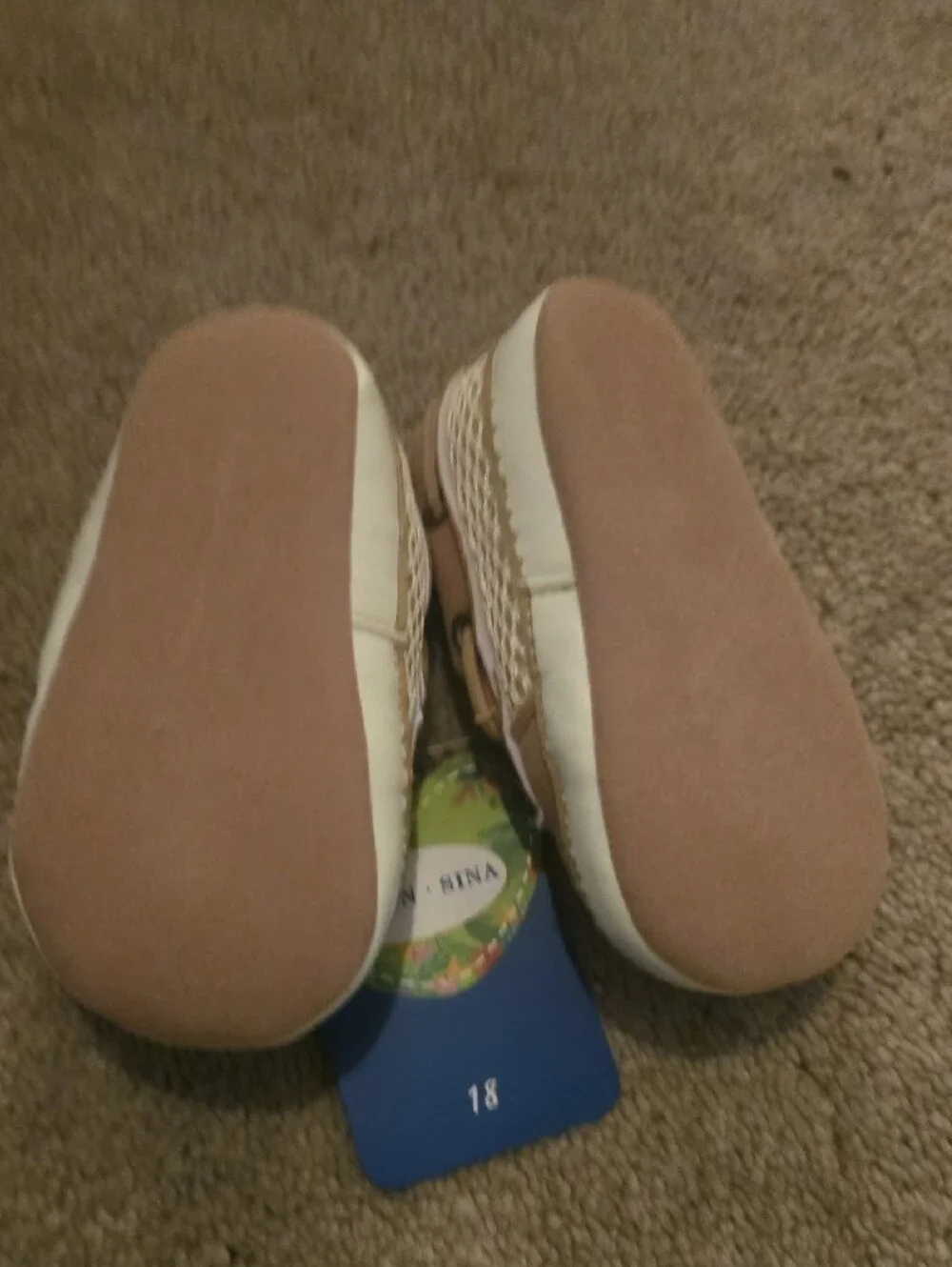 Baby Tan Boat Shoes - Soft Slip-On Walker